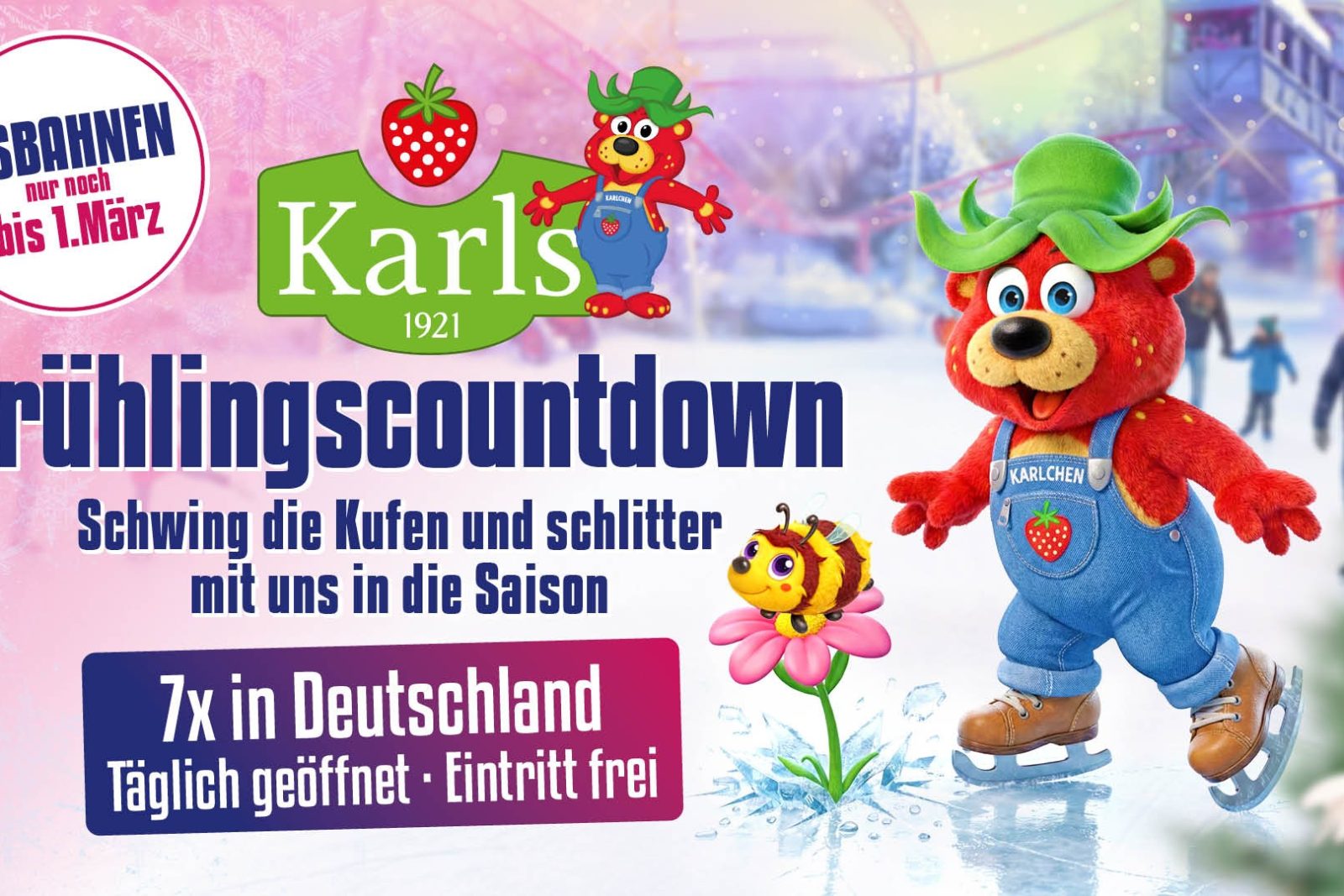 Frühlingscountdown bei Karls in Döbeln, Mittelsachsen🌹