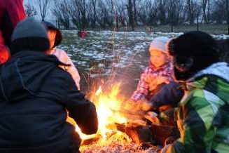 Vater-Sohn-Tag im Trappercamp, Bild 1